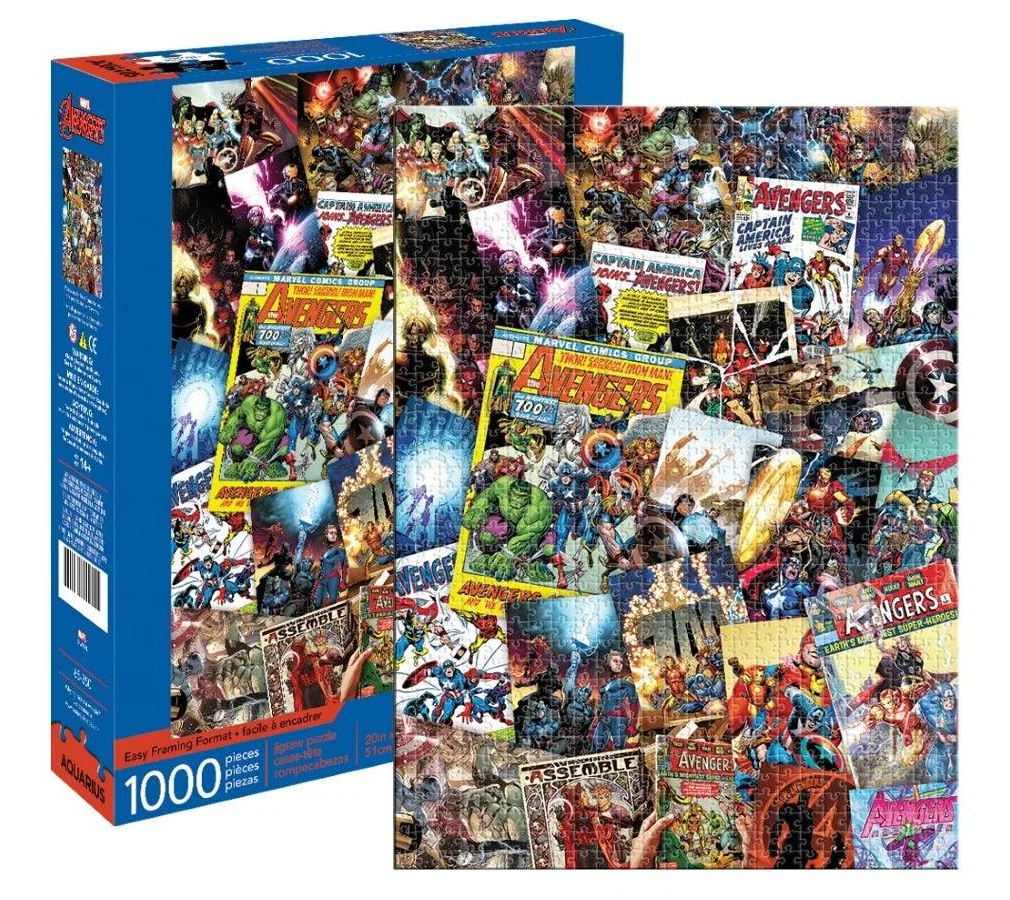 Aquarius Marvel Avengers Collage 1000 Pieces Jigsaw Puzzle - Eclipse Games Puzzles Novelties