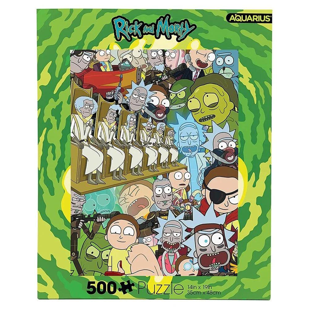 Aquarius Rick And Morty 500 Pieces Jigsaw Puzzle - Eclipse Games Puzzles Novelties