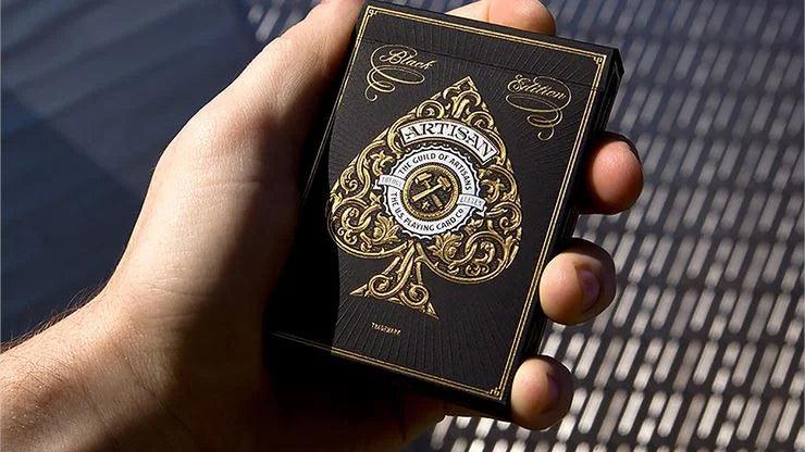 Artisan Black Theory11 Playing Cards - Eclipse Games Puzzles Novelties