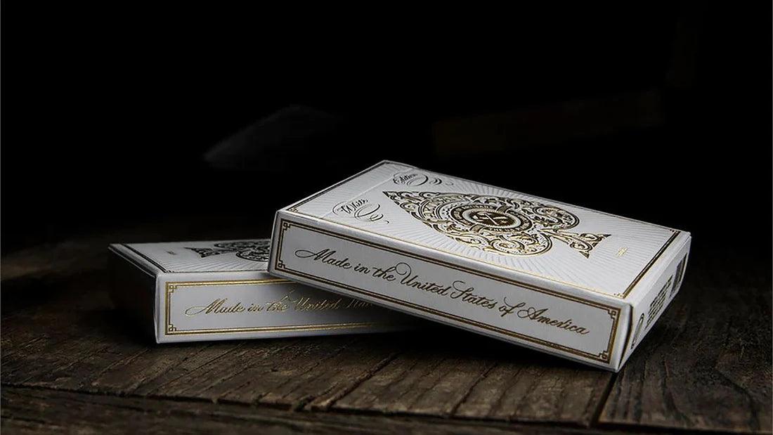 Artisan White Theory11 Playing Cards - Eclipse Games Puzzles Novelties