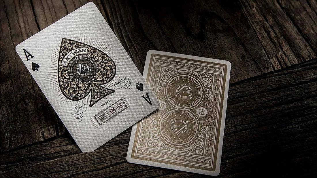 Artisan White Theory11 Playing Cards - Eclipse Games Puzzles Novelties