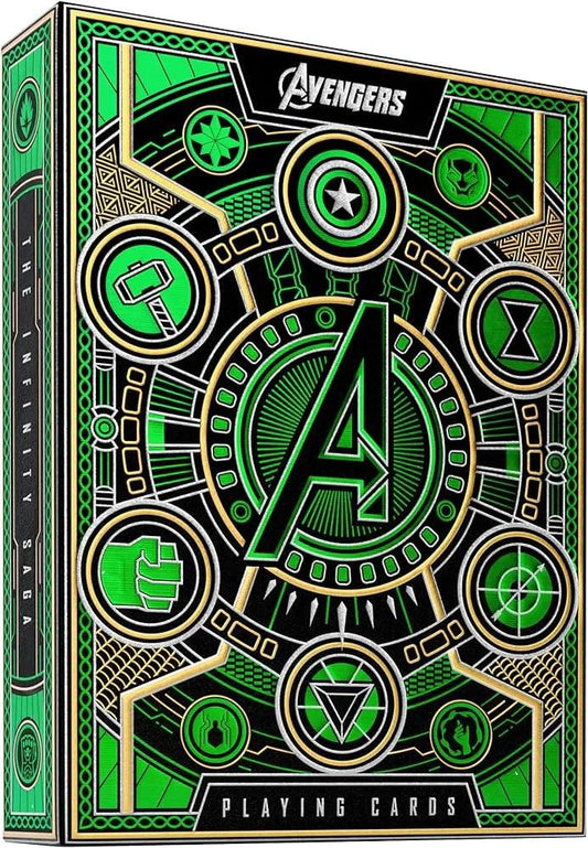 Avengers Green Deck Theory11 Playing Cards - Eclipse Games Puzzles Novelties