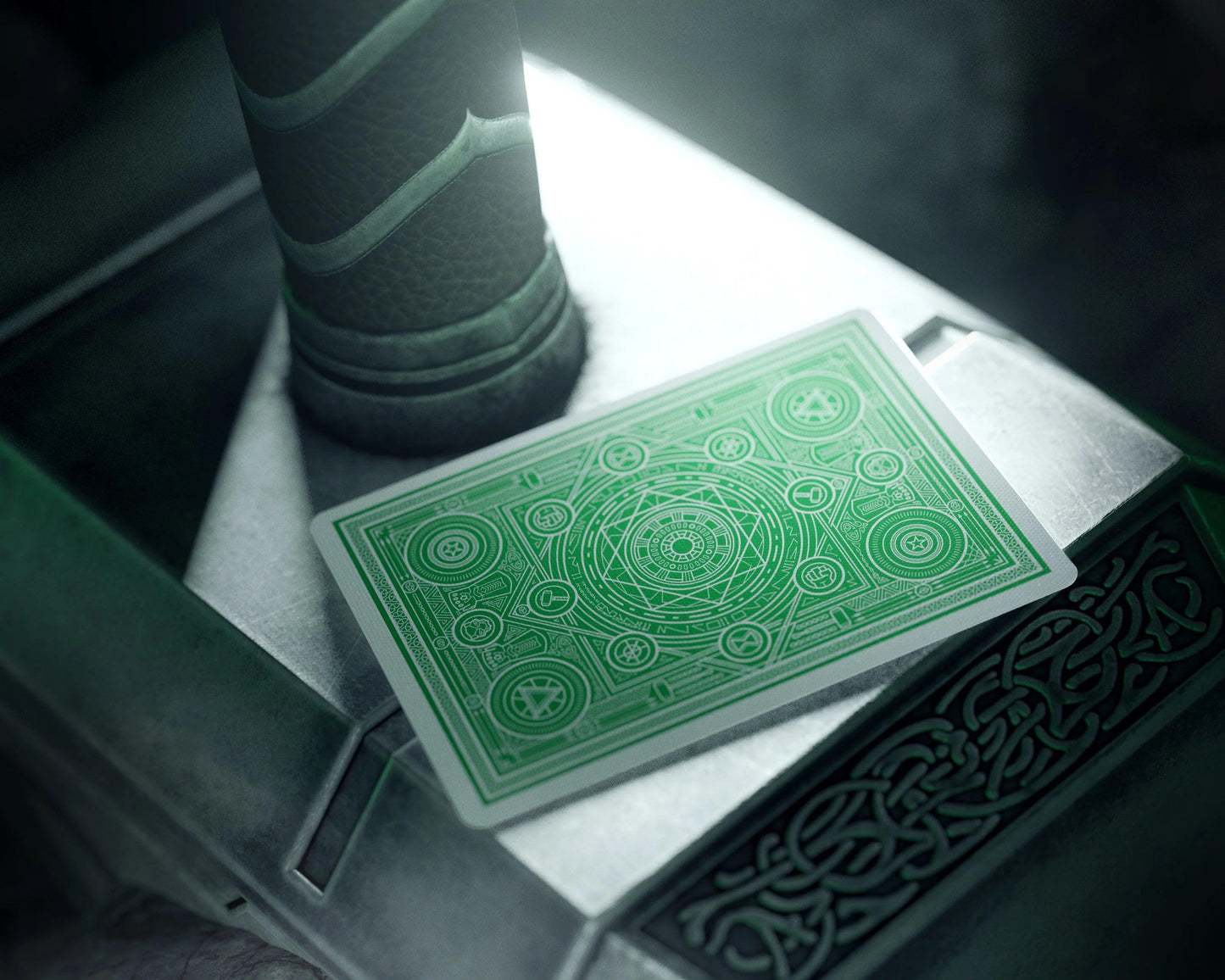Avengers Green Deck Theory11 Playing Cards - Eclipse Games Puzzles Novelties