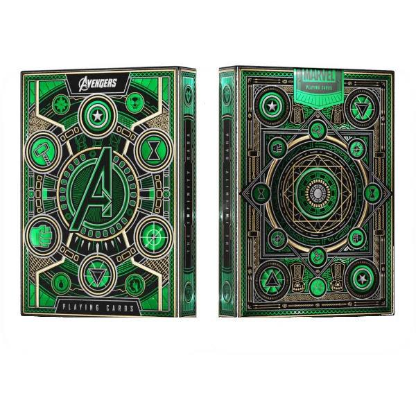 Avengers Green Deck Theory11 Playing Cards - Eclipse Games Puzzles Novelties