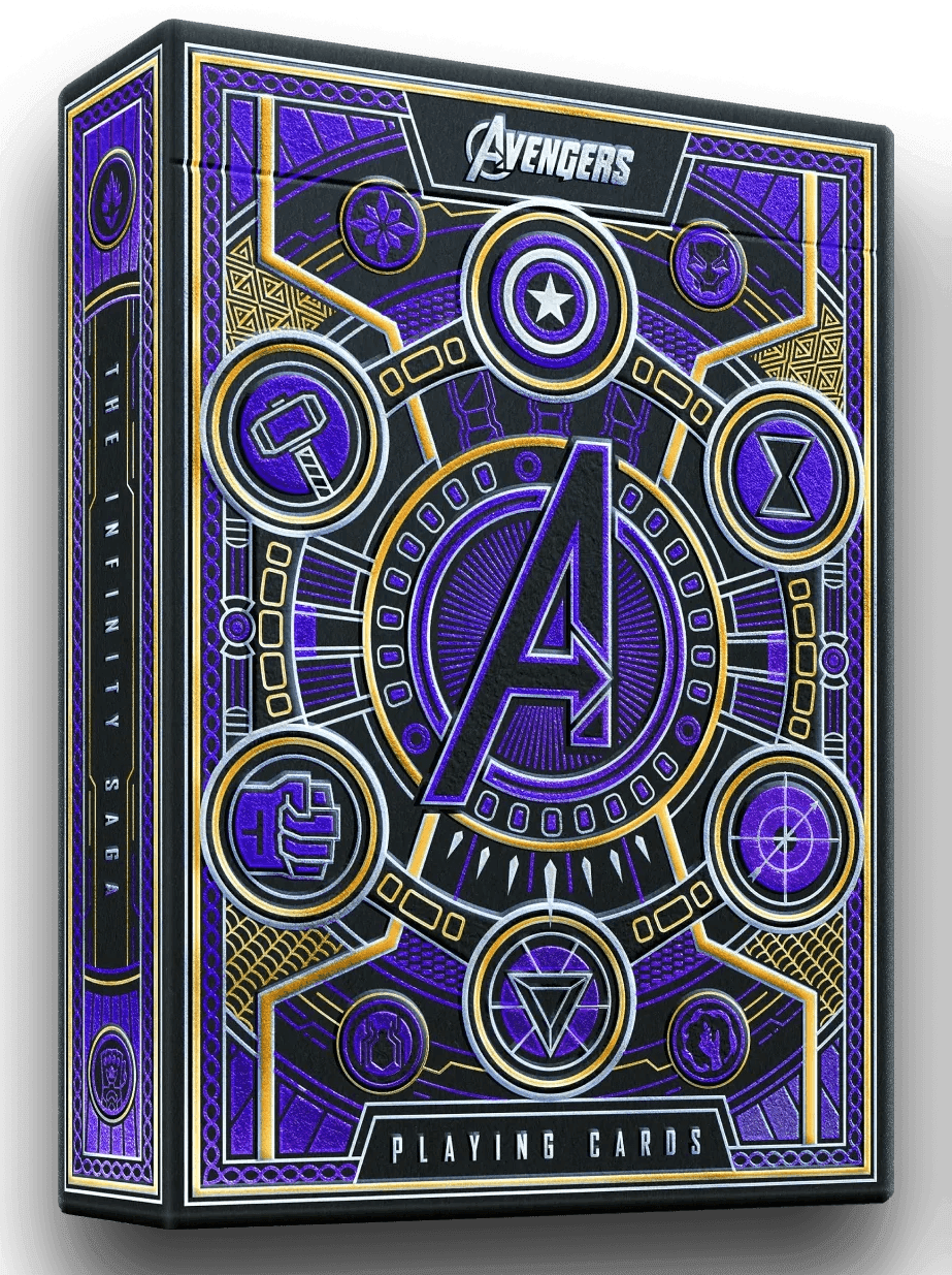 Avengers Purple Deck Theory11 Playing Cards - Eclipse Games Puzzles Novelties