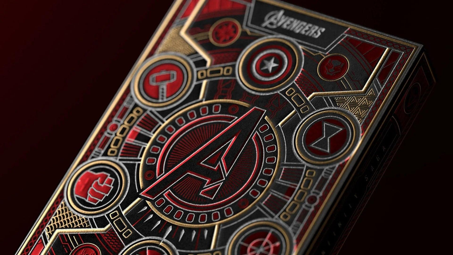 Avengers Red Deck Theory11 Playing Cards - Eclipse Games Puzzles Novelties