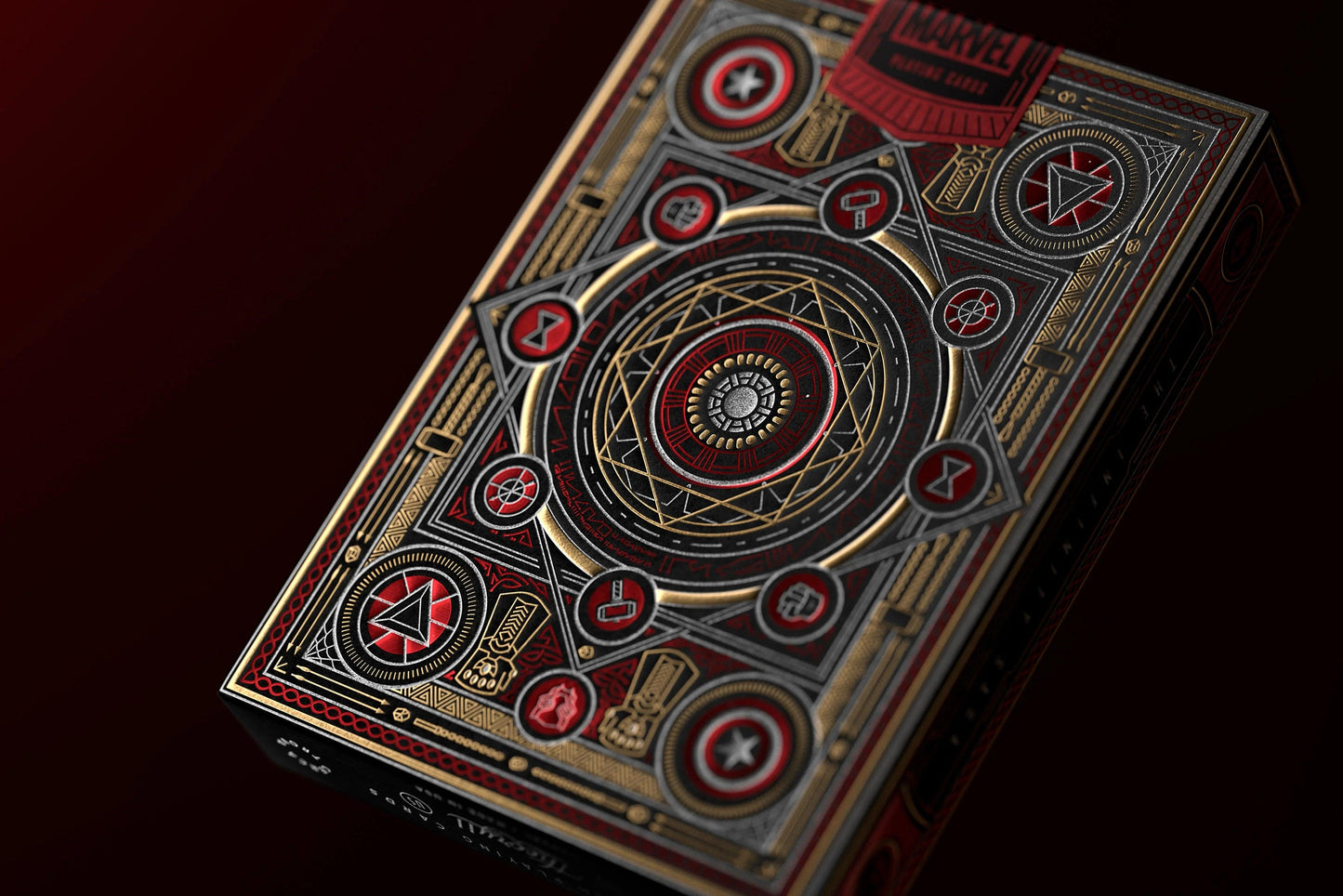 Avengers Red Deck Theory11 Playing Cards - Eclipse Games Puzzles Novelties