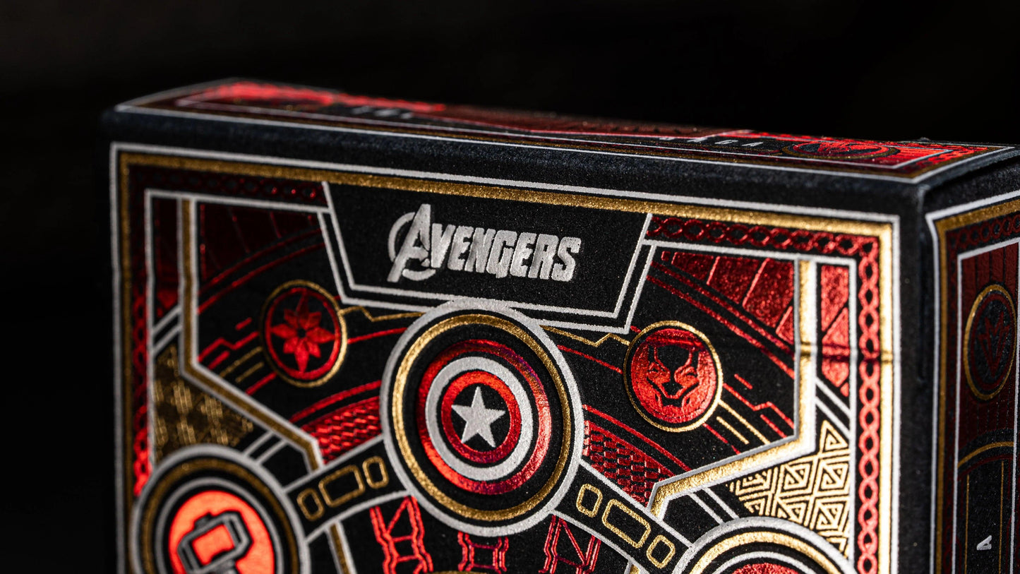 Avengers Red Deck Theory11 Playing Cards - Eclipse Games Puzzles Novelties