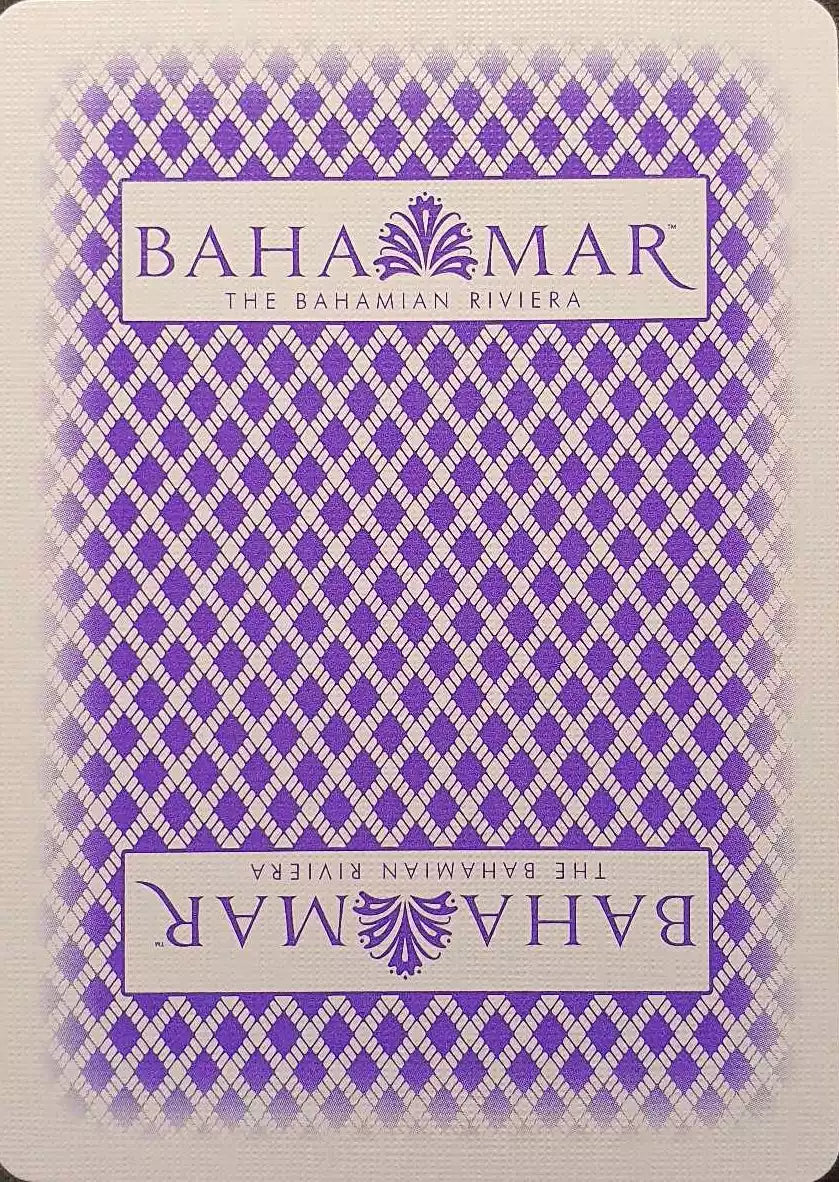 Bee Bahamar Purple Playing Cards - Eclipse Games Puzzles Novelties