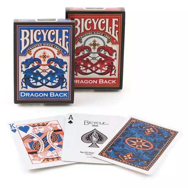 Bicycle Blue Dragon Back Playing Cards - Eclipse Games Puzzles Novelties