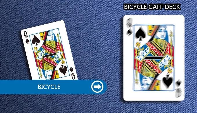 Bicycle Blue Gaff Rider Back Deck Playing Cards for Magic - Eclipse Games Puzzles Novelties