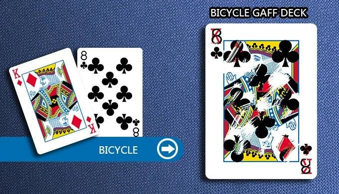Bicycle Blue Gaff Rider Back Deck Playing Cards for Magic - Eclipse Games Puzzles Novelties