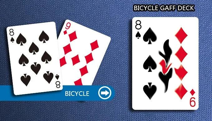 Bicycle Blue Gaff Rider Back Deck Playing Cards for Magic - Eclipse Games Puzzles Novelties