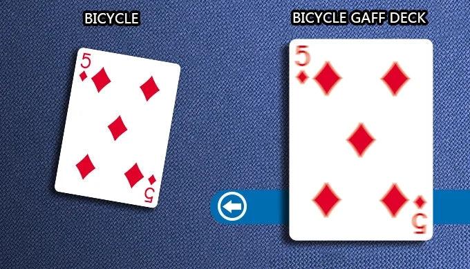 Bicycle Blue Gaff Rider Back Deck Playing Cards for Magic - Eclipse Games Puzzles Novelties