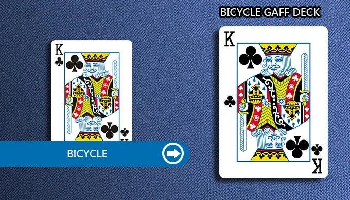Bicycle Blue Gaff Rider Back Deck Playing Cards for Magic - Eclipse Games Puzzles Novelties