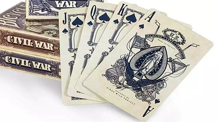 Bicycle Civil War Blue Playing Cards - Eclipse Games Puzzles Novelties