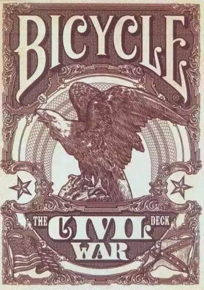 Bicycle Civil War Red Playing Cards - Eclipse Games Puzzles Novelties