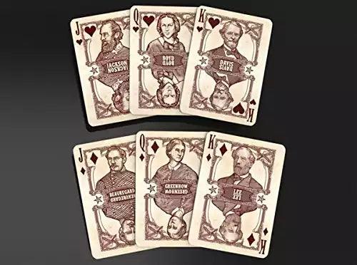 Bicycle Civil War Red Playing Cards - Eclipse Games Puzzles Novelties