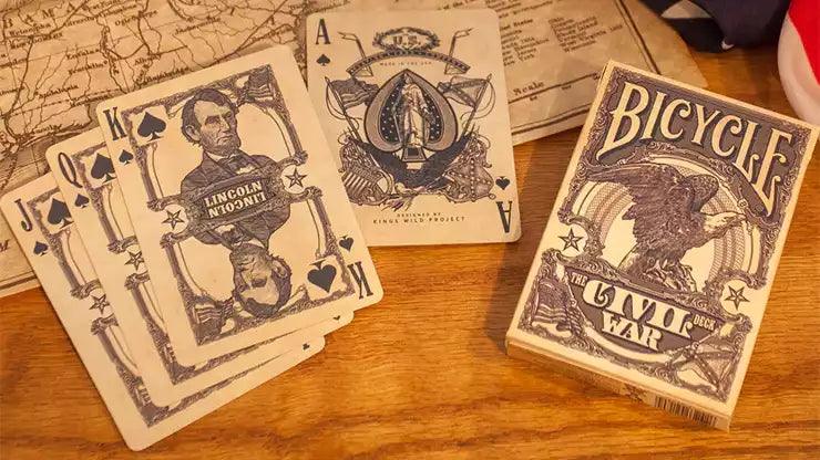 Bicycle Civil War Red Playing Cards - Eclipse Games Puzzles Novelties