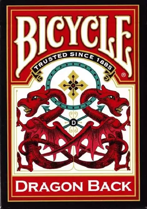 Bicycle Dragon Back Red Playing Cards - Eclipse Games Puzzles Novelties