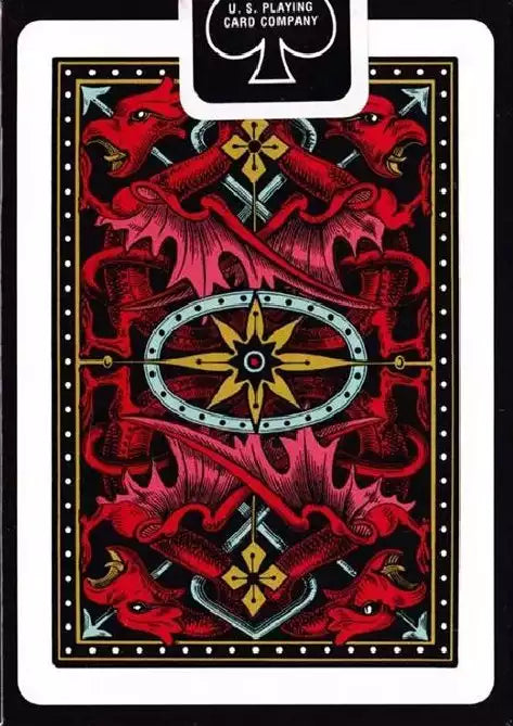 Bicycle Dragon Back Red Playing Cards - Eclipse Games Puzzles Novelties