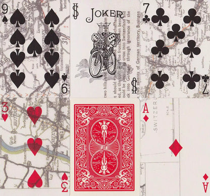 Bicycle Escape Map Playing Cards - Eclipse Games Puzzles Novelties