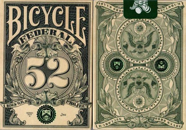 Bicycle Federal 52 Playing Cards by Kings Wild Project 1st Edition - Eclipse Games Puzzles Novelties