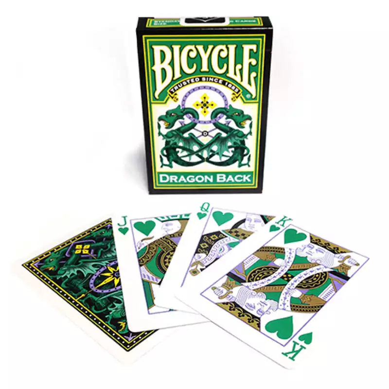 Bicycle Green Dragon Back Playing Cards - Eclipse Games Puzzles Novelties