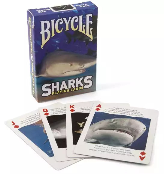 Bicycle Shark Playing Cards - Eclipse Games Puzzles Novelties