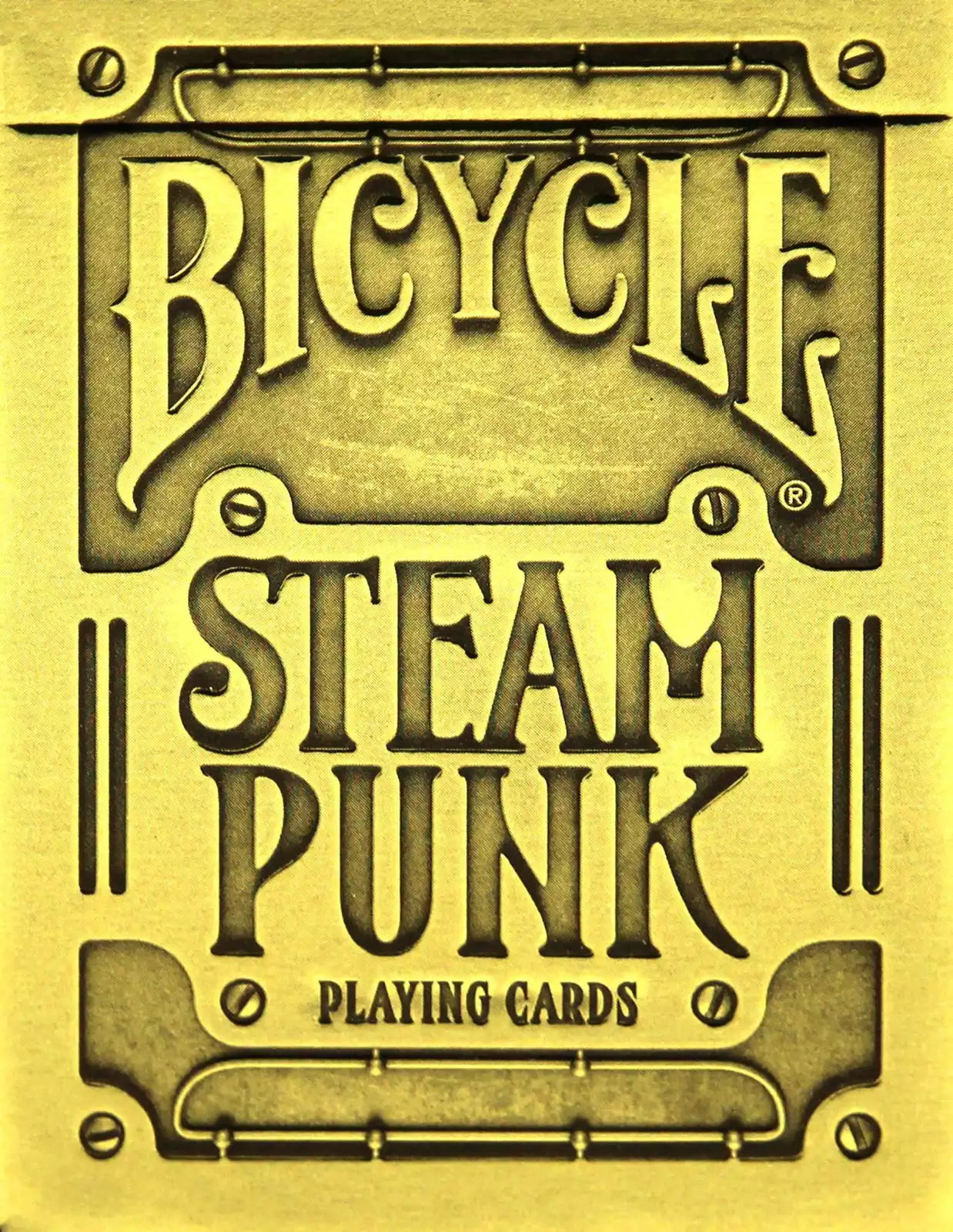 Bicycle Steampunk Gold Playing Cards - Eclipse Games Puzzles Novelties