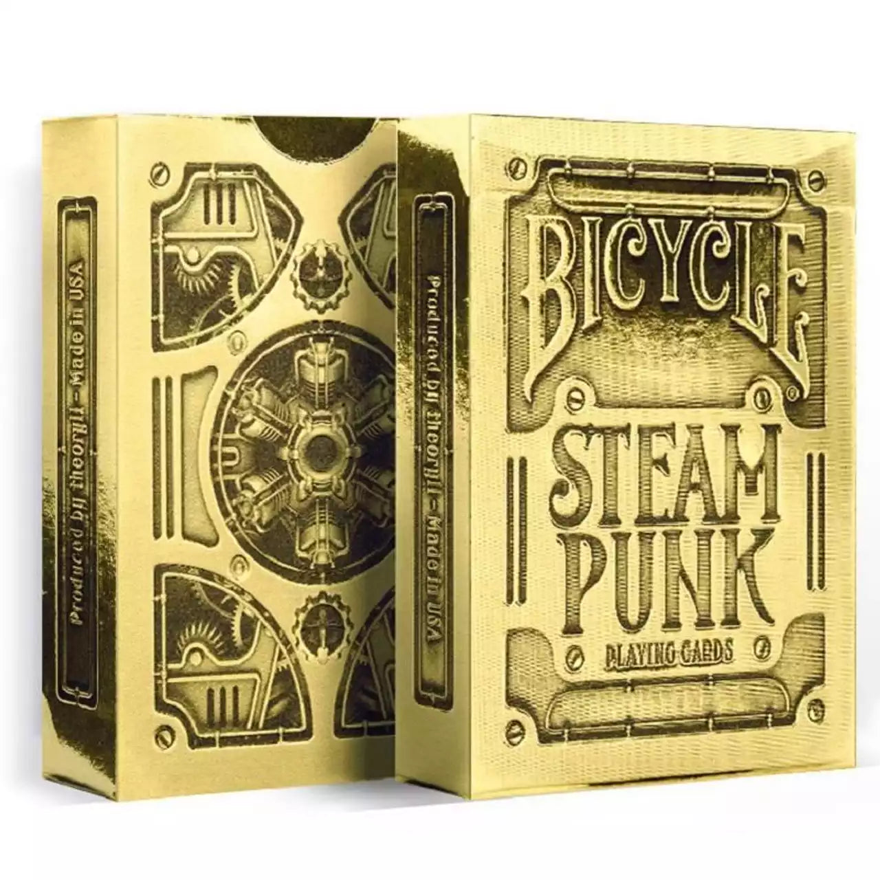 Bicycle Steampunk Gold Playing Cards - Eclipse Games Puzzles Novelties