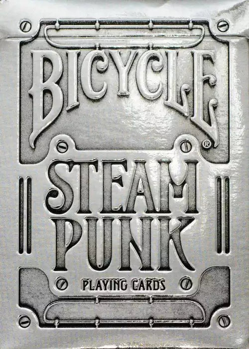 Bicycle Steampunk Silver Playing Cards - Eclipse Games Puzzles Novelties