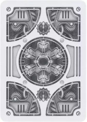 Bicycle Steampunk Silver Playing Cards - Eclipse Games Puzzles Novelties