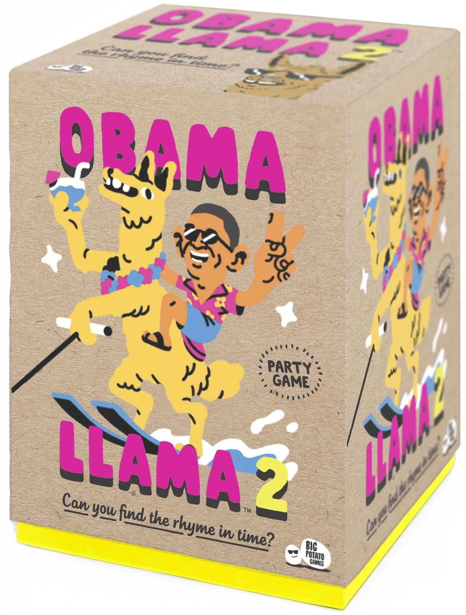 Big Potato Obama Llama 2 The Family Board Game with The Strange Sounding Name - Eclipse Games Puzzles Novelties