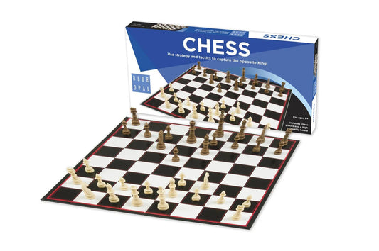 Blue Opal Chess Board Game - Eclipse Games Puzzles Novelties