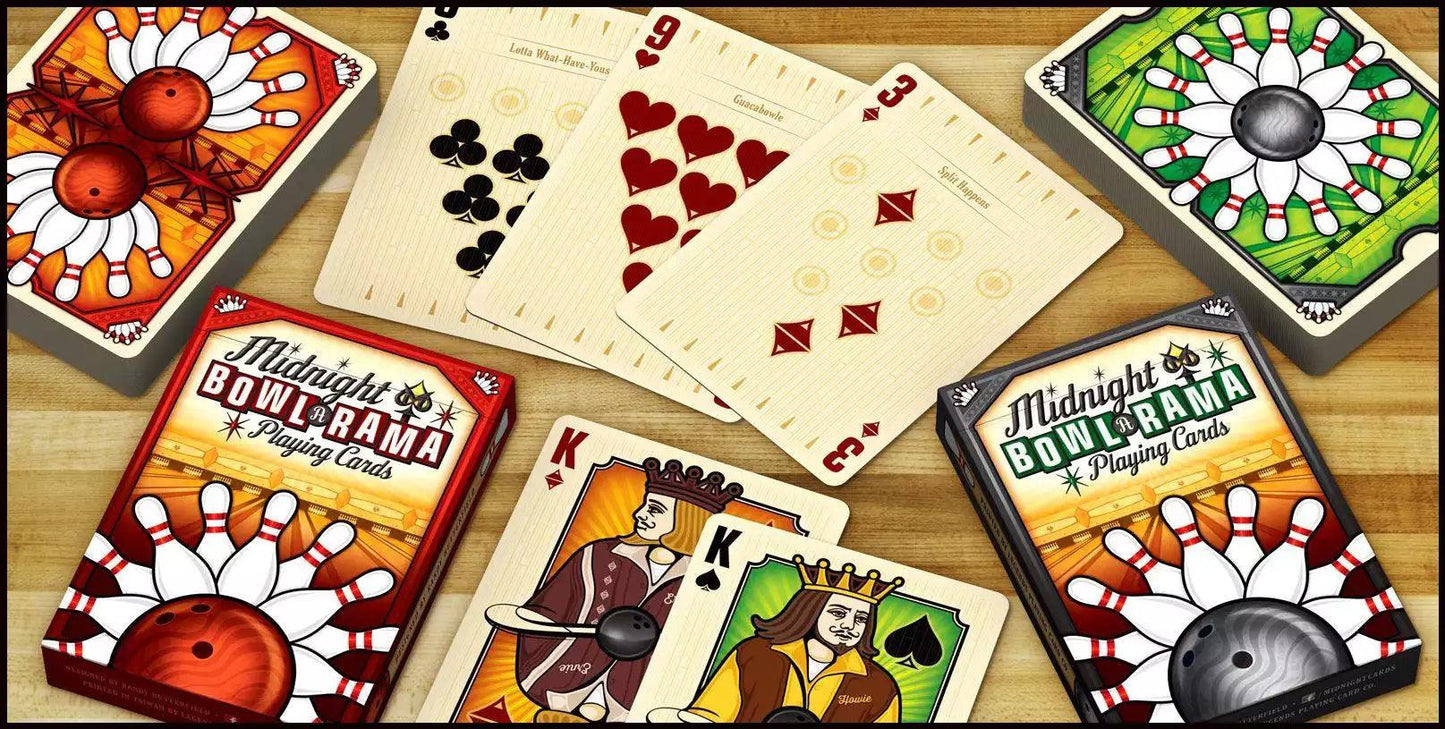 Bowl-A-Rama (Black) Playing Cards - LPCC - Eclipse Games Puzzles Novelties