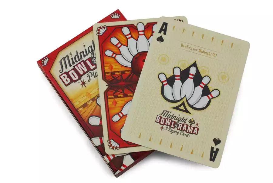 Bowl-A-Rama (Red) Playing Cards - LPCC - Eclipse Games Puzzles Novelties