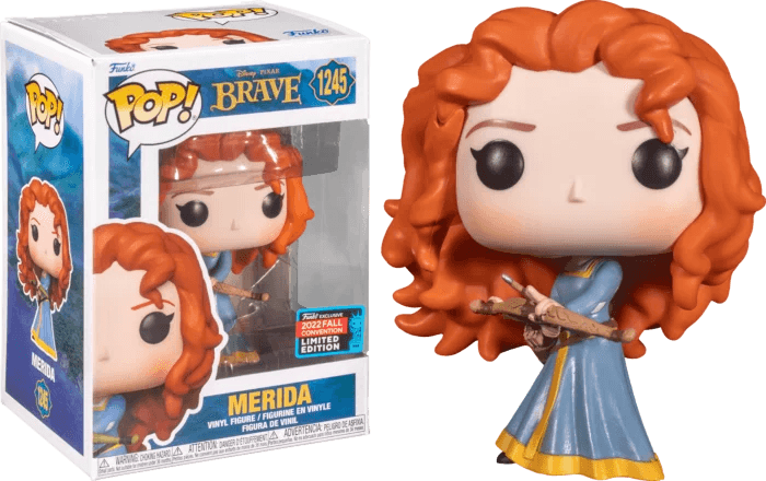 Brave 2012 - Merida Disney Pop! Vinyl Figure 2022 Fall Convention Exclusive #1245 - Eclipse Games Puzzles Novelties