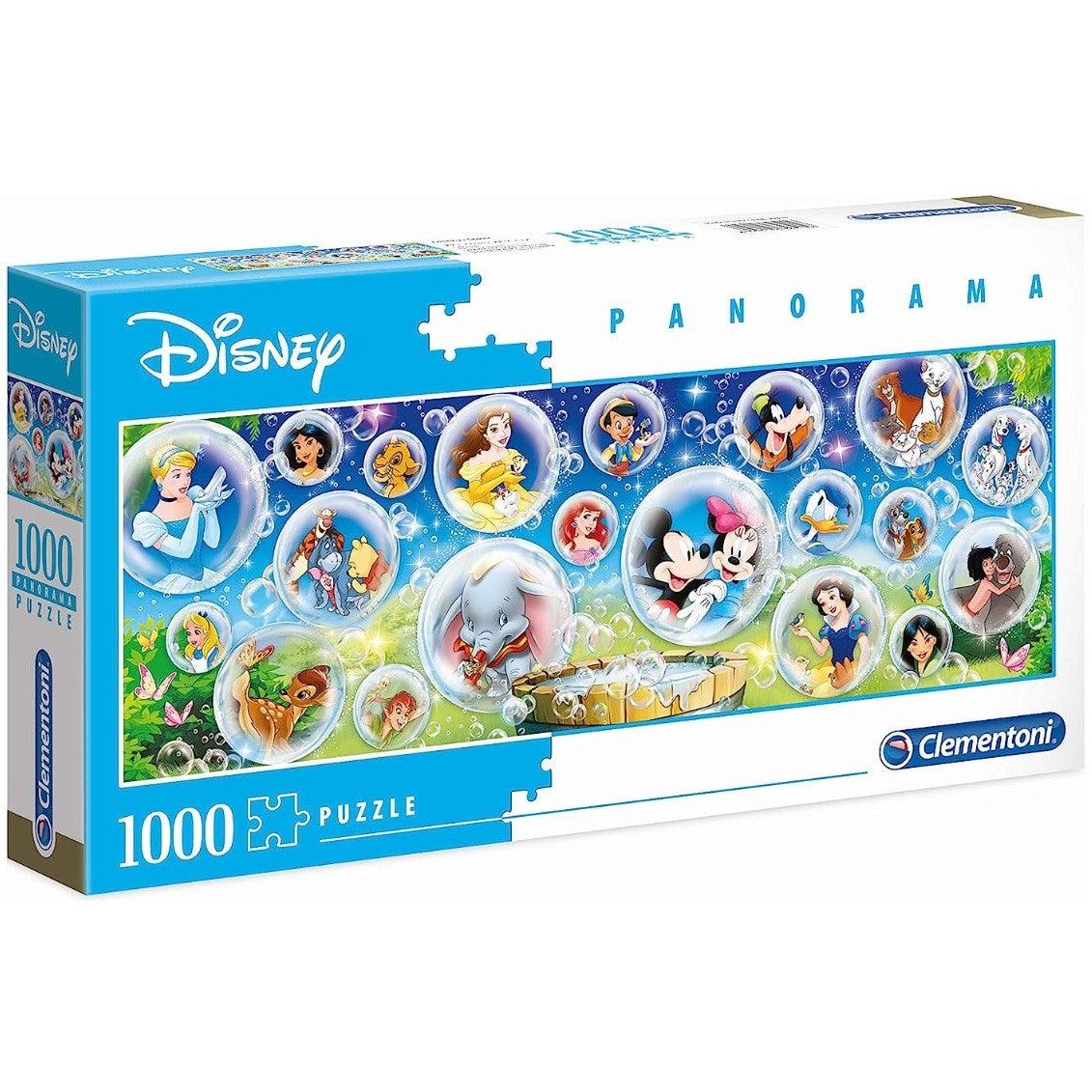 Clementoni Disney Classic Panorama 1000 Pieces Jigsaw Puzzle - Eclipse Games Puzzles Novelties