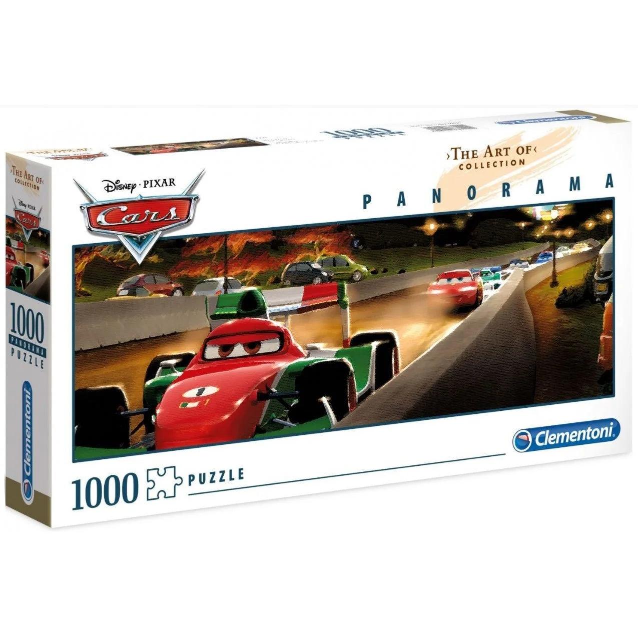 Clementoni Disney Pixar Cars Panorama 1000 Pieces Jigsaw Puzzle - Eclipse Games Puzzles Novelties