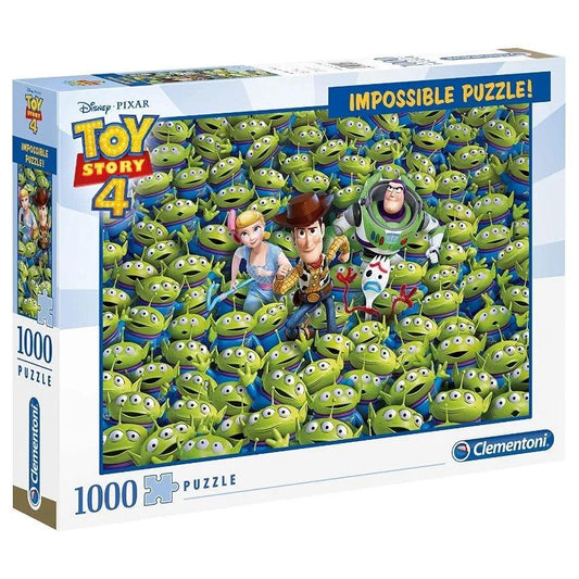 Clementoni Disney Pixar Toy Story Minions Impossible Puzzle 1000 Pieces Jigsaw Puzzle - Eclipse Games Puzzles Novelties