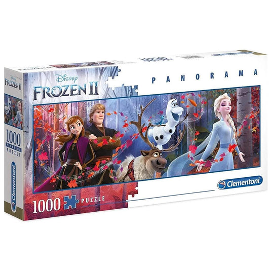 Clementoni Frozen 2 Panorama 1000 Pieces Jigsaw Puzzle - Eclipse Games Puzzles Novelties