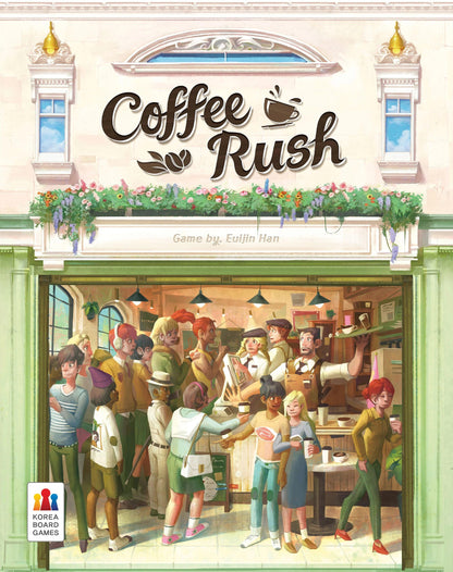 Coffee Rush Board Game - Eclipse Games Puzzles Novelties