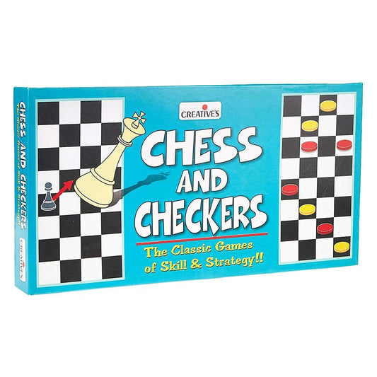 Creative's Chess and Checkers Set - Eclipse Games Puzzles Novelties