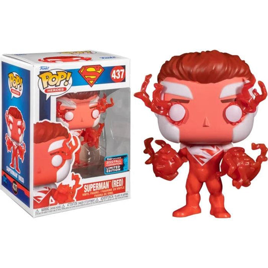 DC Superman Red 2022 Fall Convention Limited Edition Funko POP! Vinyl #437 - Eclipse Games Puzzles Novelties