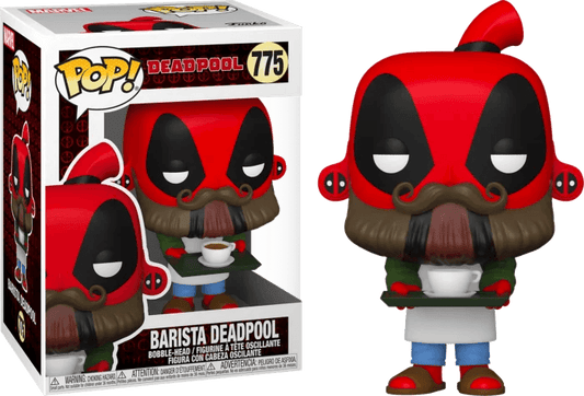 Deadpool - Barista Deadpool 30th Anniversary Pop! Vinyl Figure #775 - Eclipse Games Puzzles Novelties
