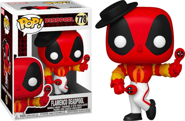 Deadpool - Flamenco Deadpool 30th Anniversary Pop! Vinyl #778 - Eclipse Games Puzzles Novelties