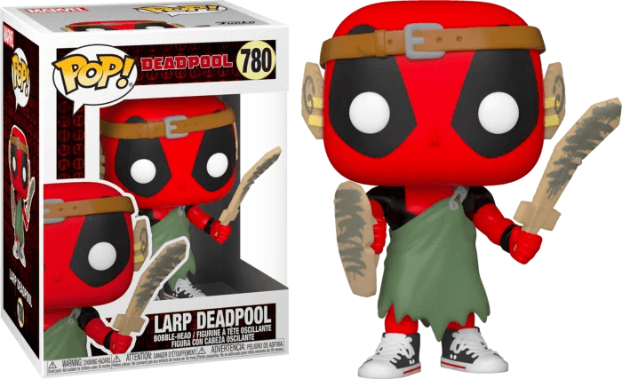 Deadpool - Larp Deadpool 30th Anniversary Pop! Vinyl Figure #780 - Eclipse Games Puzzles Novelties