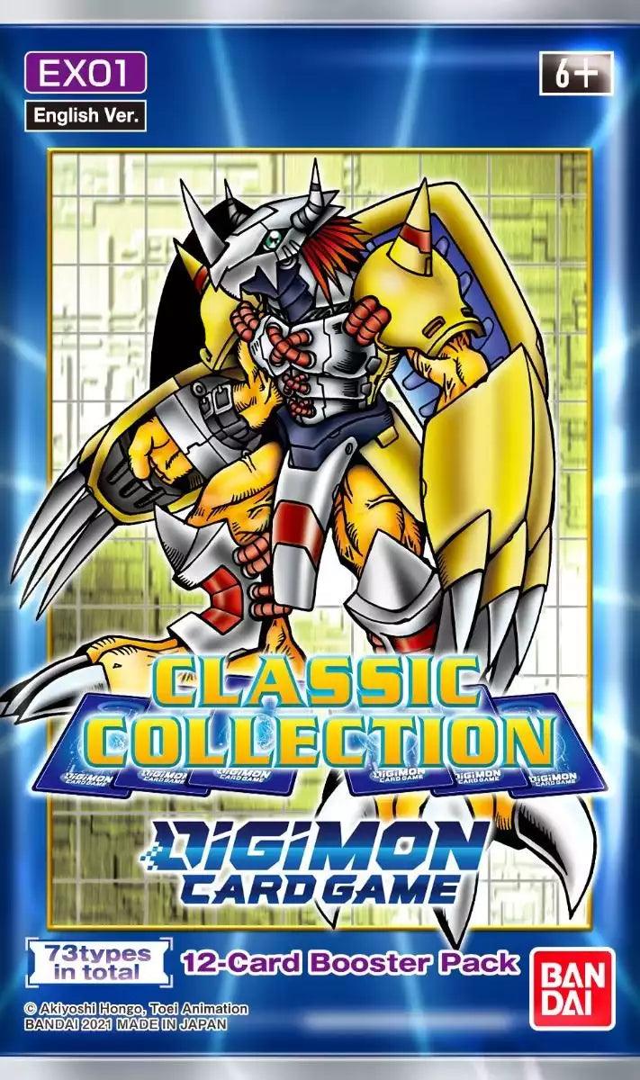 Digimon Card Game Classic Collection (EX01) Booster Box - Eclipse Games Puzzles Novelties