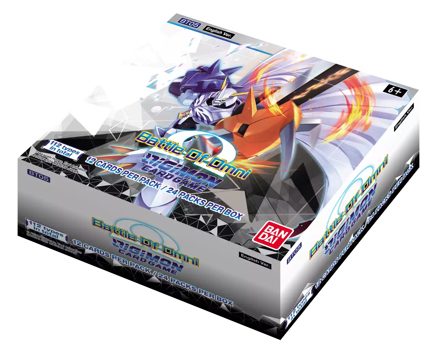 Digimon Card Game Series 05 Battle of Omni BT05 Booster Display - Eclipse Games Puzzles Novelties